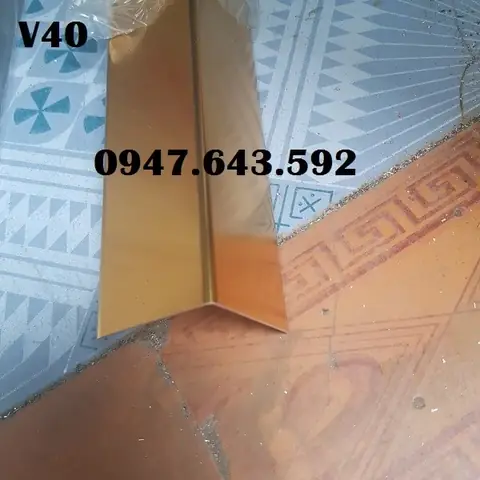 Nẹp Nhôm Chữ V 40mm – Hta40.0 Nẹp Nhôm Chữ V 40mm – Hta40.0