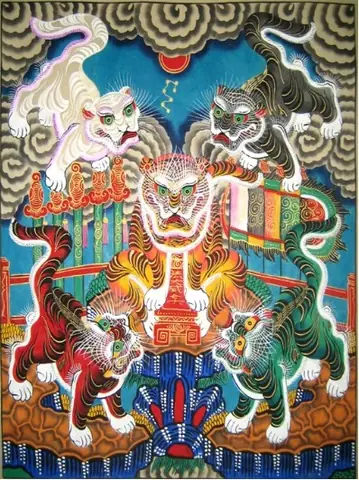 Quan Ngũ Hổ: Vị Thần Trấn Ngũ Phương Trong Hệ Thống Tứ Phủ