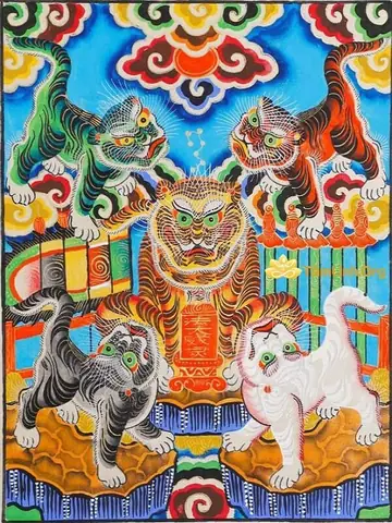 Quan Ngũ Hổ: Vị Thần Trấn Ngũ Phương Trong Hệ Thống Tứ Phủ