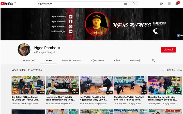 Ngọc "rambo" Là Ai? Tiểu Sử, Sự Nghiệp Và Hành Trình Từ Youtuber Nổi Tiếng Đến Vòng Lao Lý