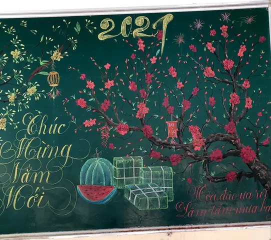 Ý Tưởng Trang Trí Bảng Lớp Chúc Mừng Năm Mới Như Thế Nào? Ý Tưởng Trang Trí Bảng Lớp Chúc Mừng Năm Mới Như Thế Nào?