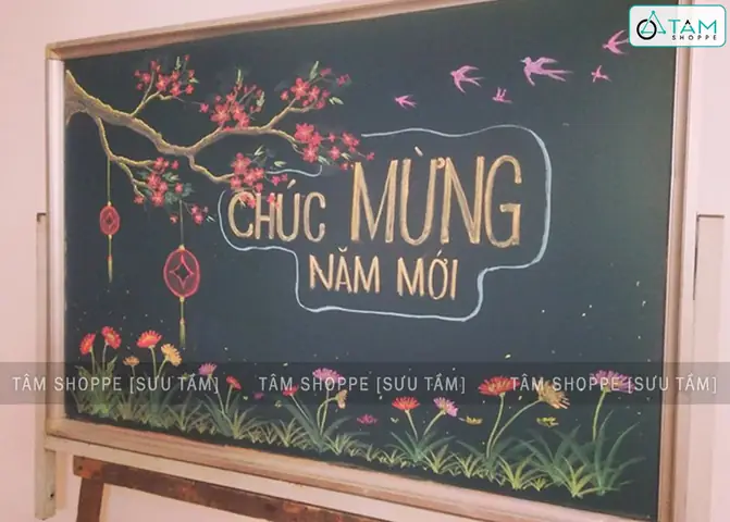 Ý Tưởng Trang Trí Bảng Lớp Chúc Mừng Năm Mới Như Thế Nào? Ý Tưởng Trang Trí Bảng Lớp Chúc Mừng Năm Mới Như Thế Nào?