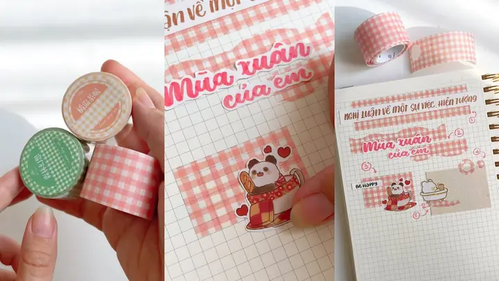 Cách Sử Dụng Washi Tape Để Trang Trí Sổ Như Thế Nào?