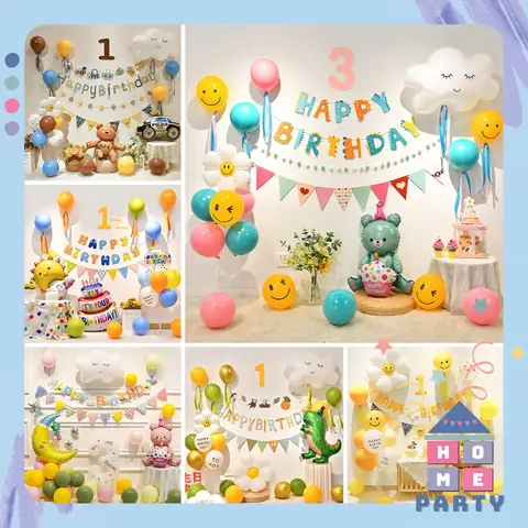 Set Bóng Bé Trai– Home Party Phụ Kiện Trang Trí Sinh Nhật