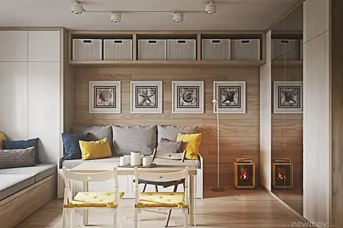 Căn Hộ 40m2 Với Phong Cách Bắc Âu Và Nhật Căn Hộ 40m2 Với Phong Cách Bắc Âu Và Nhật