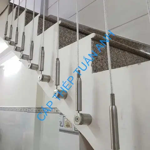 Dây Cáp Inox Trang Trí Cầu Thang