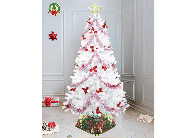 10+ Ý Tưởng Cách Trang Trí Cây Thông Noel Màu Trắng