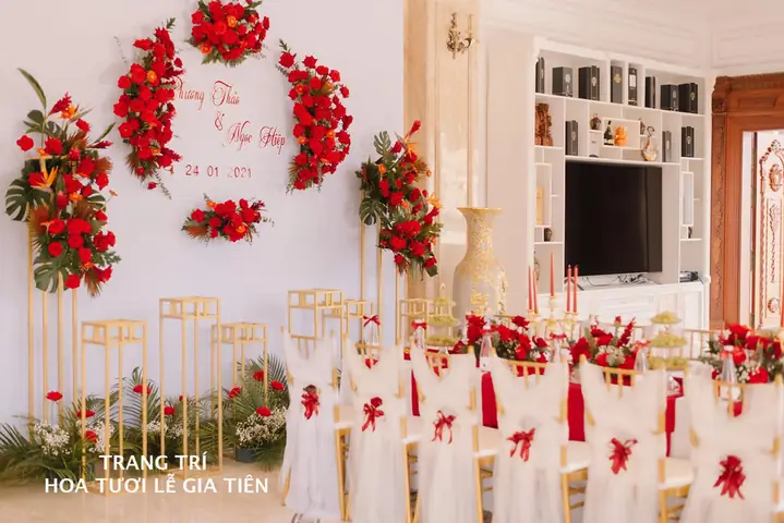 Dịch Vụ Trang Trí Hoa Tươi Đám Cưới Tại Nhà Tphcm Giảm 30 ...