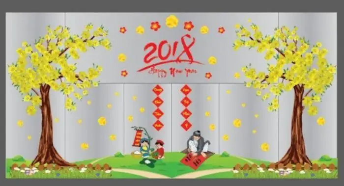 Cách Trang Trí Cửa Kính Shop Quần Áo Với Giấy Carton