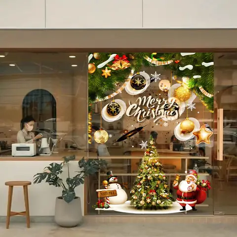 Trang Trí Noel Cửa Kính