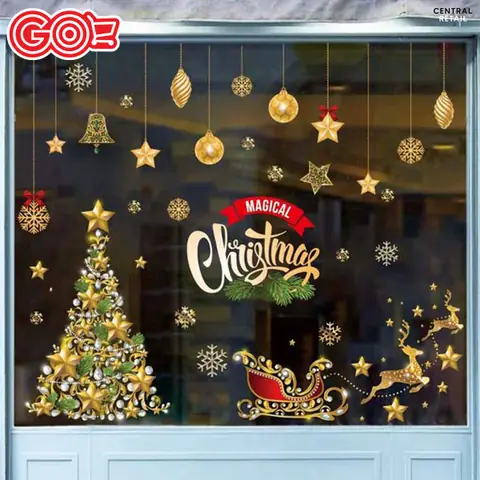 Sử Dụng Decal, Bóng Và Đèn Led Để Tạo Điểm Nhấn Trên Cửa Kính