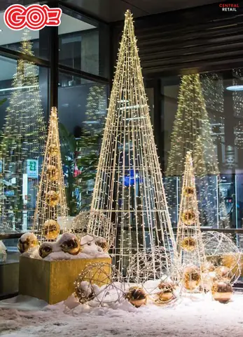 Sử Dụng Decal, Bóng Và Đèn Led Để Tạo Điểm Nhấn Trên Cửa Kính