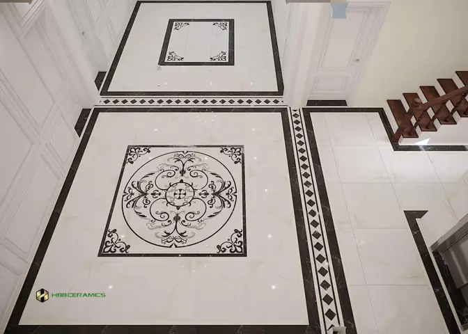 Hướng Dẫn Lựa Chọn Gạch Thảm Lát Nền Phòng Khách