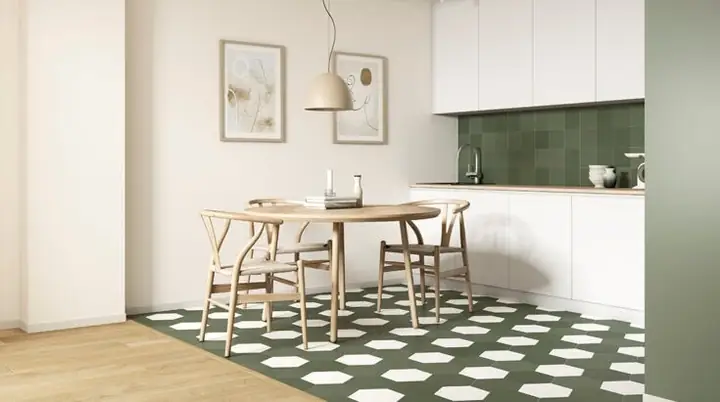 Hướng Dẫn Lựa Chọn Gạch Thảm Lát Nền Trang Trí Nhà Bếp – Phòng Ăn