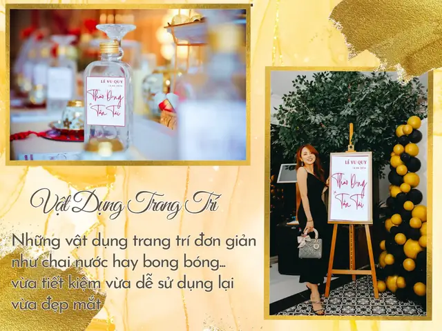 Sử Dụng Các Vật Dụng Trang Trí Khác