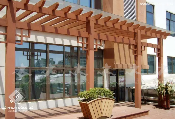 Lam Gỗ Nhựa Trang Trí Giàn Hoa Pergola Hg50150 | Bền Đẹp ...