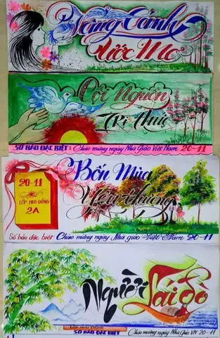 Cách Trang Trí Báo Tường Trên Giấy A4 Như Thế Nào?