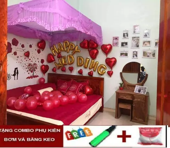 Các Mẫu Trang Trí Giường Cưới Bằng Bóng Bay Nào Đang Được Ưa Chuộng?