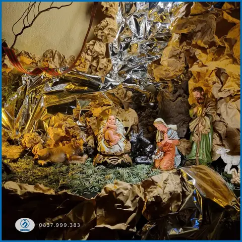 Trang Trí Hang Đá Giáng Sinh Siêu Đẹp Cùng Bộ Tượng Giáng Sinh ...