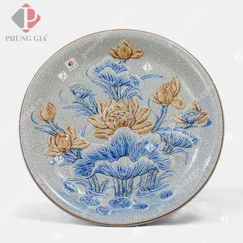 Vẽ Trang Trí Đĩa Tròn Hình Hoa Sen Như Thế Nào?