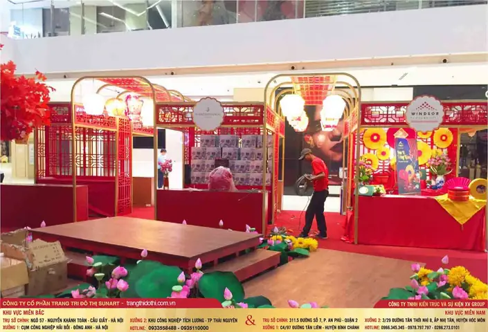 Đảm Bảo An Toàn Khi Trang Trí Gian Hàng Hội Chợ Trung Thu