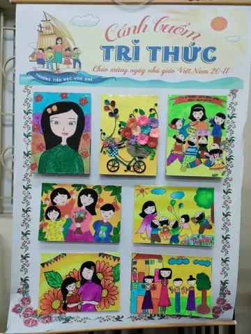 Hình Ảnh Cho Vẽ Tranh Trang Trí Hội Trường Ngày 20-11: