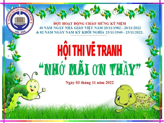 Hình Ảnh Cho Vẽ Tranh Trang Trí Hội Trường Ngày 20-11: