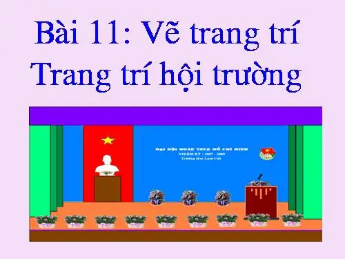 Hình Ảnh Cho Vẽ Tranh Trang Trí Hội Trường Ngày 20-11: