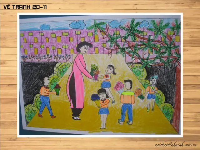 Hình Ảnh Cho Vẽ Tranh Trang Trí Hội Trường Ngày 20-11: