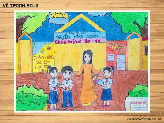Hình Ảnh Cho Vẽ Tranh Trang Trí Hội Trường Ngày 20-11: