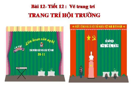 Hình Ảnh Cho Vẽ Tranh Trang Trí Hội Trường Ngày 20-11:
