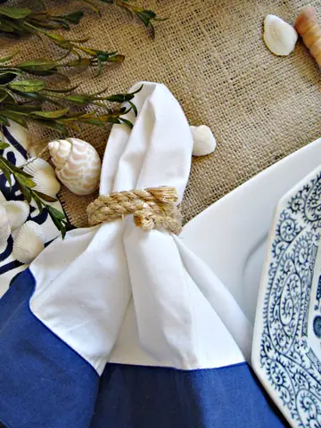 Tự Làm Dây Thừng Trang Trí Khăn Ăn Đơn Giản Mà Sang Tự Làm Dây Thừng Trang Trí Khăn Ăn Đơn Giản Mà Sang