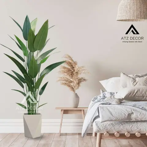 Trang Trí Phòng Ngủ Với Cây Giả Trang Trí
