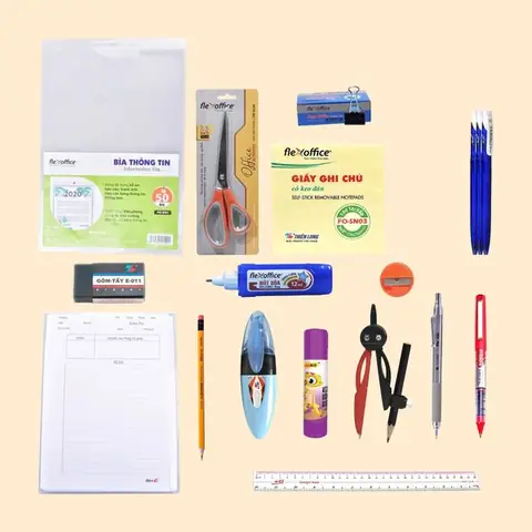 Trọn Bộ Dụng Cụ Học Tập Cấp 3 - Nhập Học Năm Mới 2022 - 17 ...