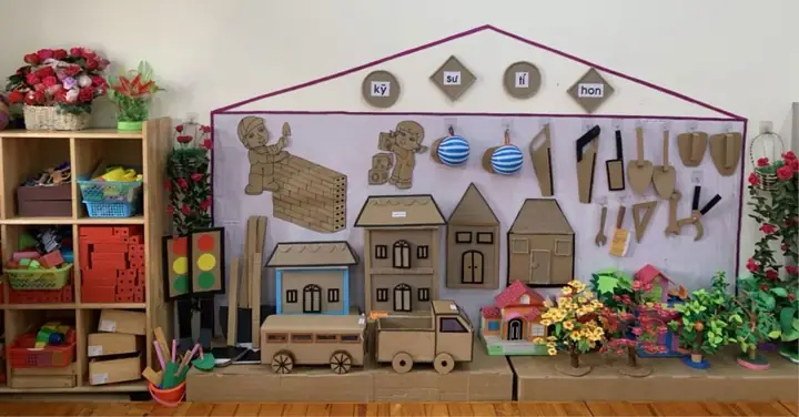 Trang Trí Lớp Học Mẫu Giáo Chủ Đề Giao Thông Cho Lớp Chồi