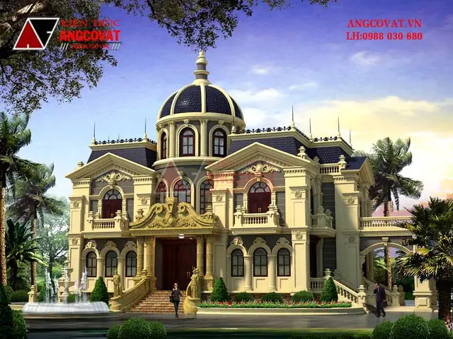 * Cách Trang Trí Mặt Tiền Nhà Biệt Thự Theo Phong Cách Cổ Điển