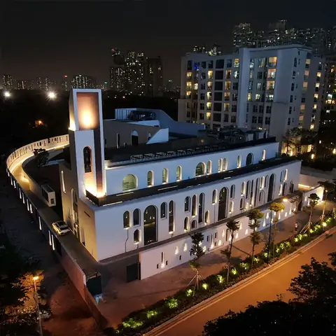 Đèn Led Chiếu Sáng Kiến Trúc Mặt Tiền Trường Mầm Non Quốc Tế ... Đèn Led Chiếu Sáng Kiến Trúc Mặt Tiền Trường Mầm Non Quốc Tế ...