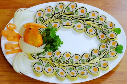 Tìm Kiếm Trang Trí Món Ăn Hình Con Công Có Cách Làm Như Thế Nào?