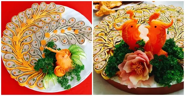 Tìm Kiếm Trang Trí Món Ăn Hình Con Công Có Cách Làm Như Thế Nào?