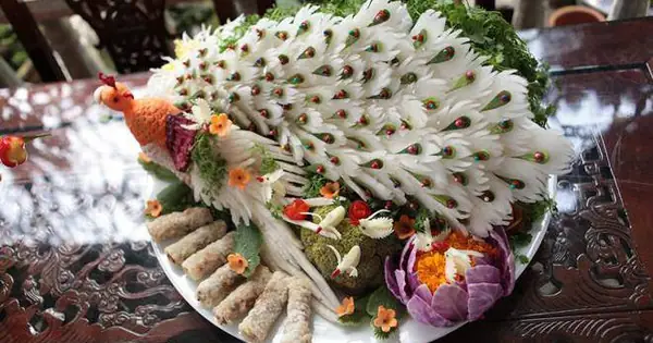 Tìm Kiếm Trang Trí Món Ăn Hình Con Công Có Cách Làm Như Thế Nào?