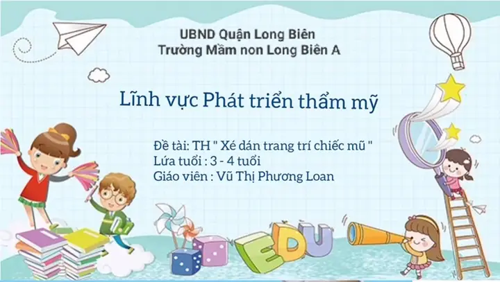 Video Bài Giảng Th: Xé Dan Trang Trí Chiếc Mũ ( 3 - 4 Tuổi ) | Trường ... Video Bài Giảng Th: Xé Dan Trang Trí Chiếc Mũ ( 3 - 4 Tuổi ) | Trường ...