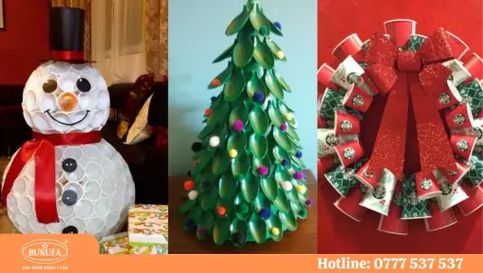 30+ Ý Tưởng Trang Trí Noel Bằng Đồ Tái Chế Độc Đáo Sáng Tạo