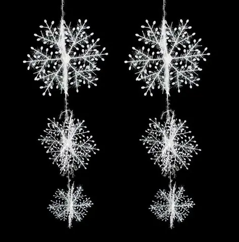 Bộ Bông Tuyết Trắng Trang Trí Cây Thông Noel Đẹp Đủ Size - Misa House