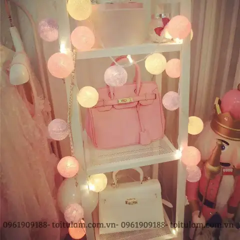 10. Đèn Led Dây Cotton Ball Thái Lan