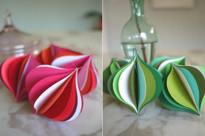 Trang Trí Giáng Sinh Bằng Chất Liệu Giấy Trang Trí Giáng Sinh Bằng Chất Liệu Giấy