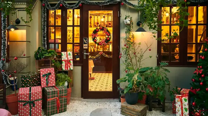 Ý Tưởng Trang Trí Noel Cho Quán Cafe, Trà Sữa, Nhà Hàng Ý Tưởng Trang Trí Noel Cho Quán Cafe, Trà Sữa, Nhà Hàng