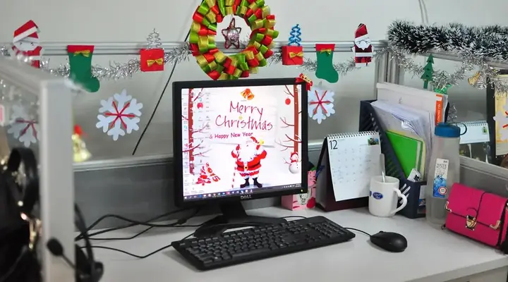 Ý Tưởng Trang Trí Noel Cho Bàn Làm Việc Ý Tưởng Trang Trí Noel Cho Bàn Làm Việc