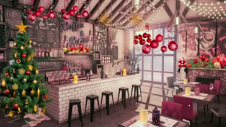 Ý Tưởng Trang Trí Noel Cho Quán Cafe, Trà Sữa, Nhà Hàng Ý Tưởng Trang Trí Noel Cho Quán Cafe, Trà Sữa, Nhà Hàng