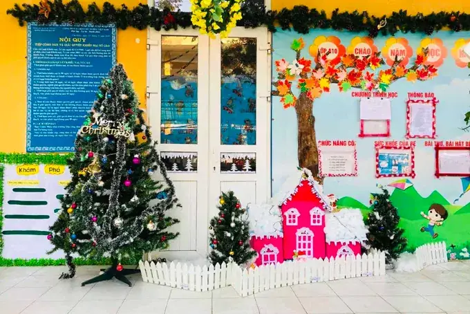 Ý Tưởng Trang Trí Noel Cho Trường Mầm Non Ý Tưởng Trang Trí Noel Cho Trường Mầm Non