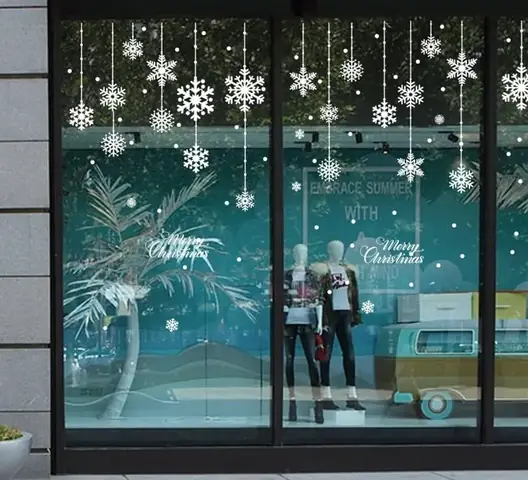 Ý Tưởng Trang Trí Noel Cửa Kính Ý Tưởng Trang Trí Noel Cửa Kính